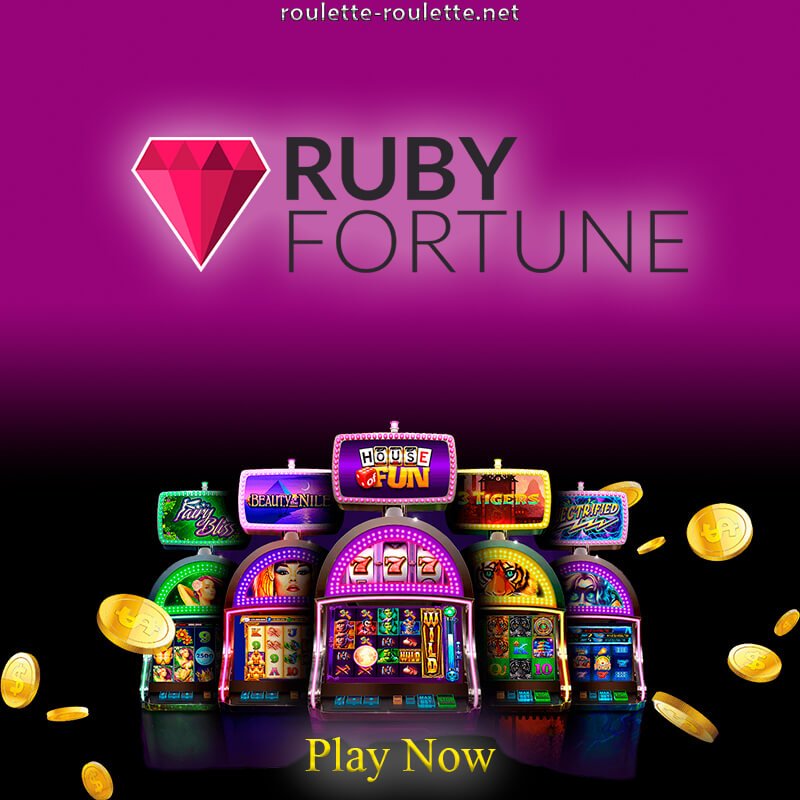 Ruby Rortune $1 deposit casino site 