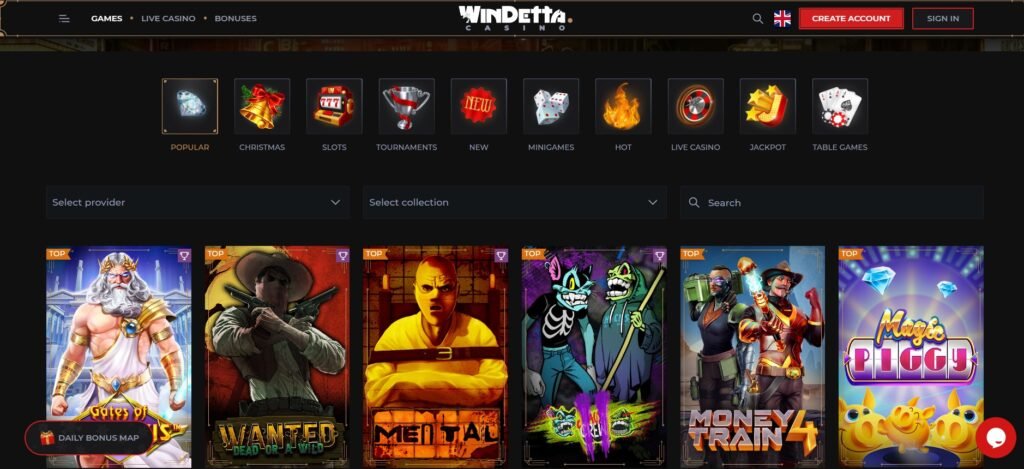 Windetta online games