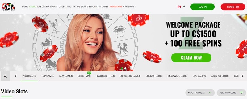 Zodiac Bet Casino Website