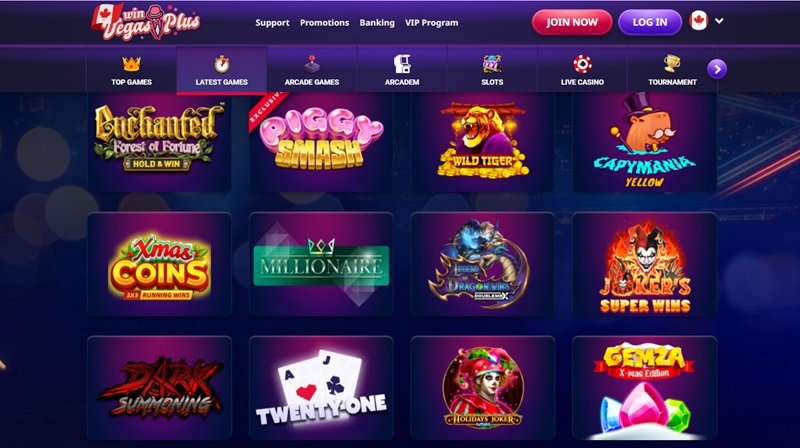 Vegas Plus Casino Games